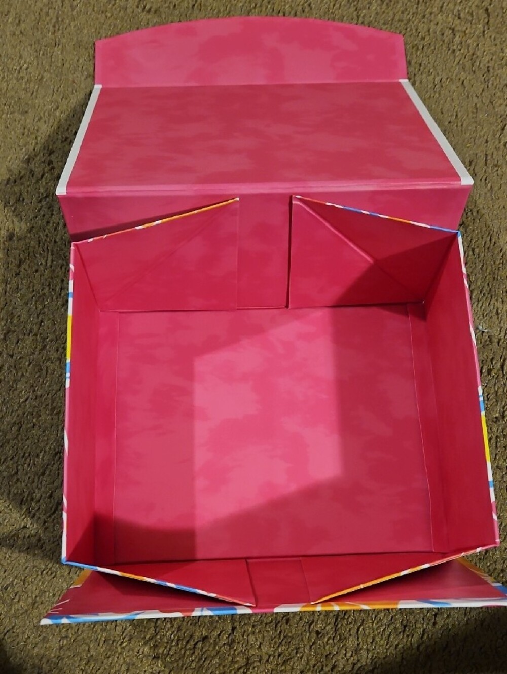 Floral Pattern Gift/Storage Box - Picture 2 of 4